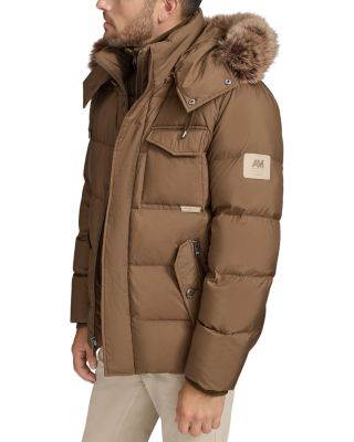Forester Faux Fur Trim Down Jacket