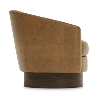 Camino Leather Swivel Chair 