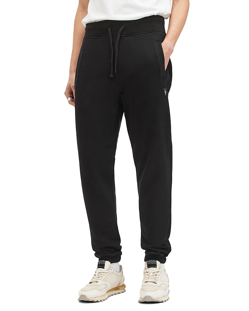 Allsaints Raven Cotton Regular Fit Sweatpants In Black