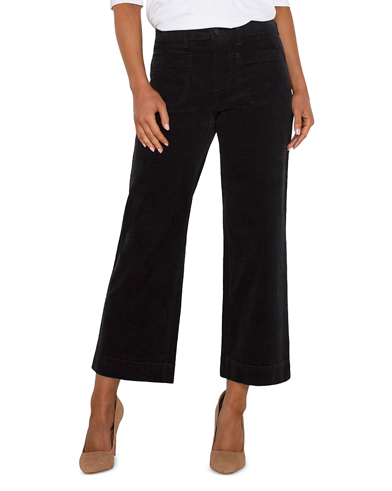 Liverpool Los Angeles Corduroy Crop Wide Leg Pants