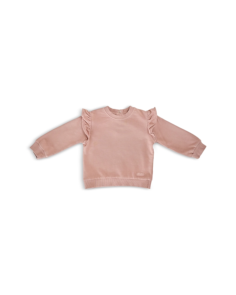 PEHR UNISEX FRENCH TERRY RUFFLE SWEATSHIRT - BABY