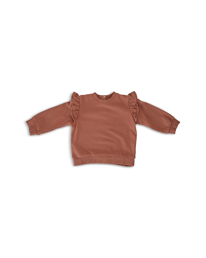 PEHR UNISEX FRENCH TERRY RUFFLE SWEATSHIRT - BABY
