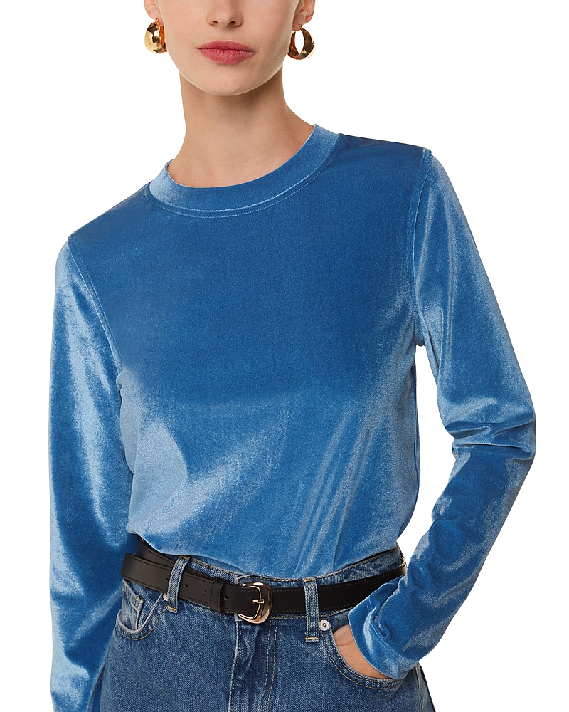 Whistles Olivia Velvet Top