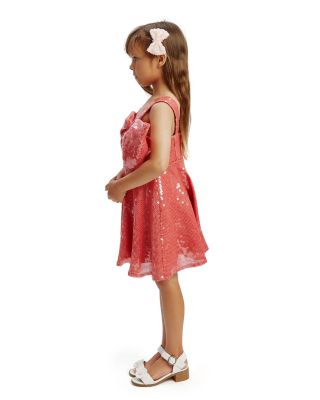 Girls' Stefania Sequin Bow Dress - Little Kid, Big Kid