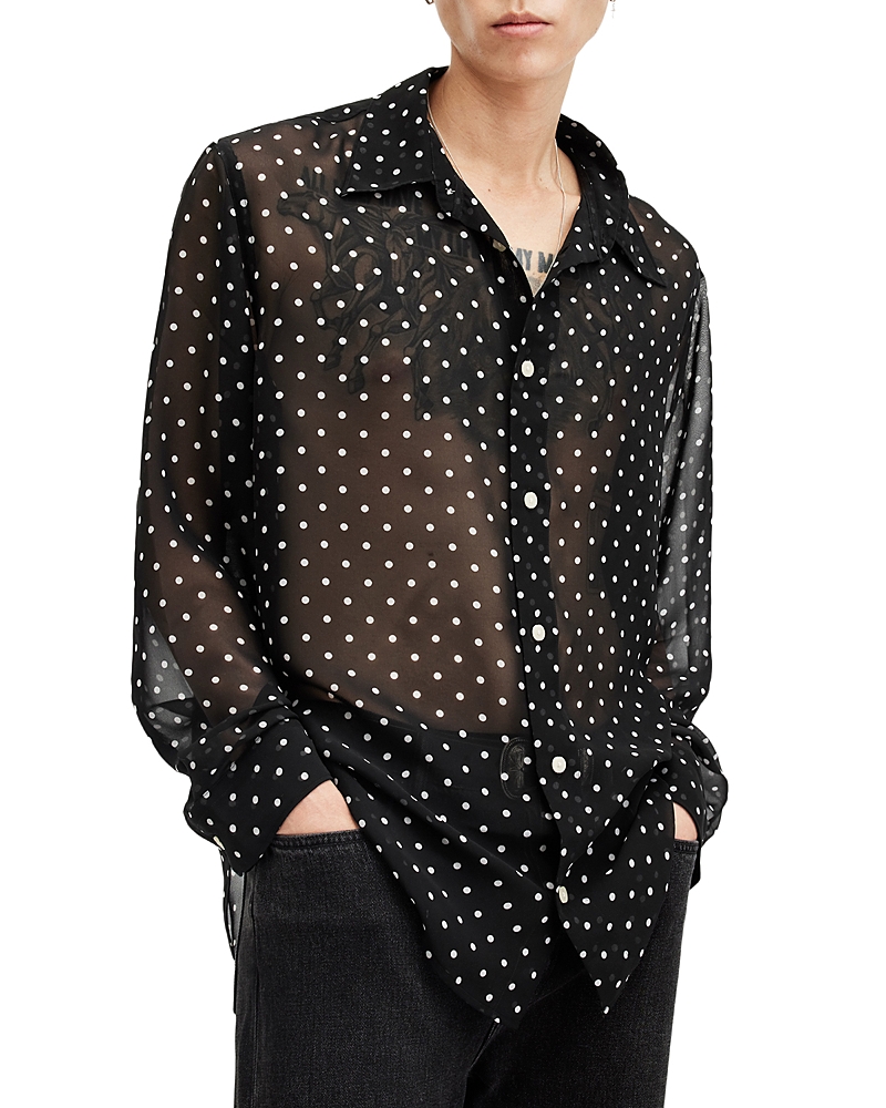 Allsaints Sangha Relaxed Fit Long Sleeve Shirt