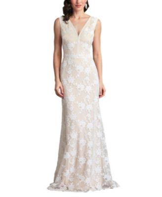 Windsor Sleeveless V-Neck Lace Gown