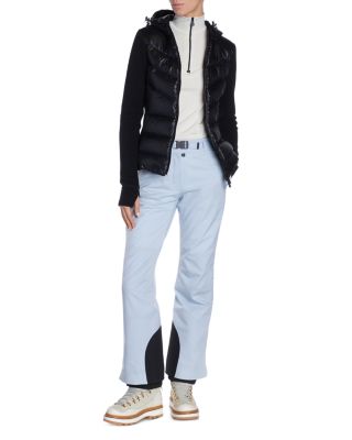 Quilted Down Front Cardigan