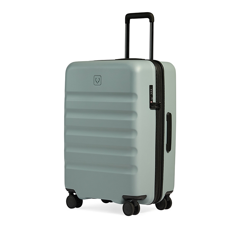 Antler Icon Stripe Medium Suitcase In Mist Blue