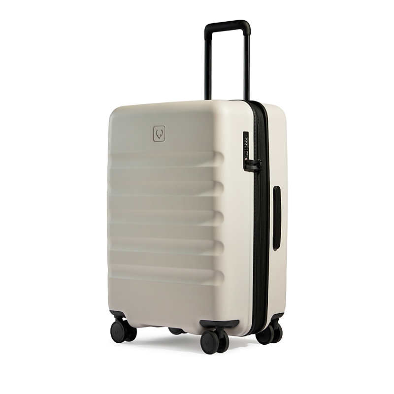 Antler Icon Stripe Medium Suitcase In Taupe
