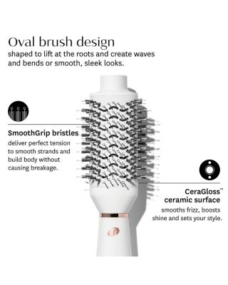 AireBrush One-Step Smoothing &amp; Volumizing Hair Dryer Brush in Satin Blush/Rose Gold