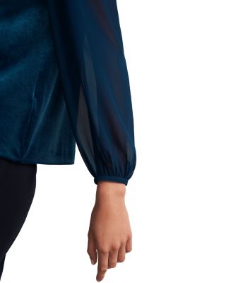 Rosalie Velvet Blouse