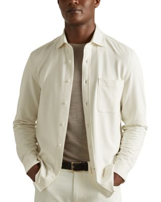 REISS - Kappo Cotton Twill Shirt Jacket