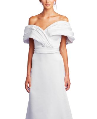 Tenley Satin Jacquard Gown