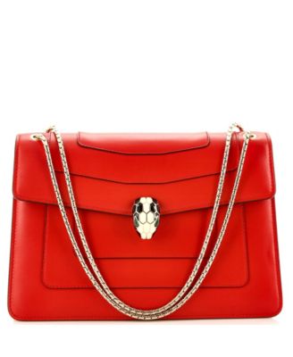 Pre-Owned Bvlgari Medium Serpenti Forever Shoulder Bag Leather