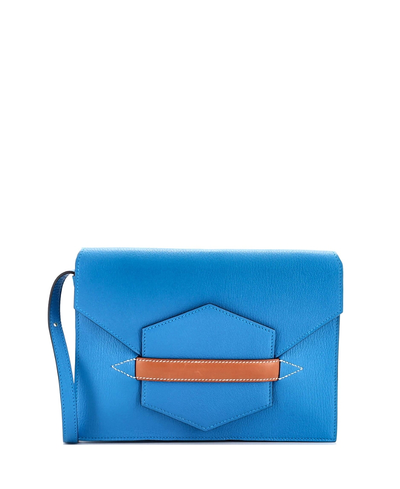 PRE-OWNED HERMES PRE-OWNED HERMES SMALL FACO SHOULDER BAG CHEVRE MYSORE