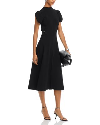 Tulip Sleeve Midi Dress