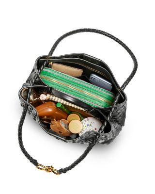 Andiamo Medium Woven Shoulder Bag 