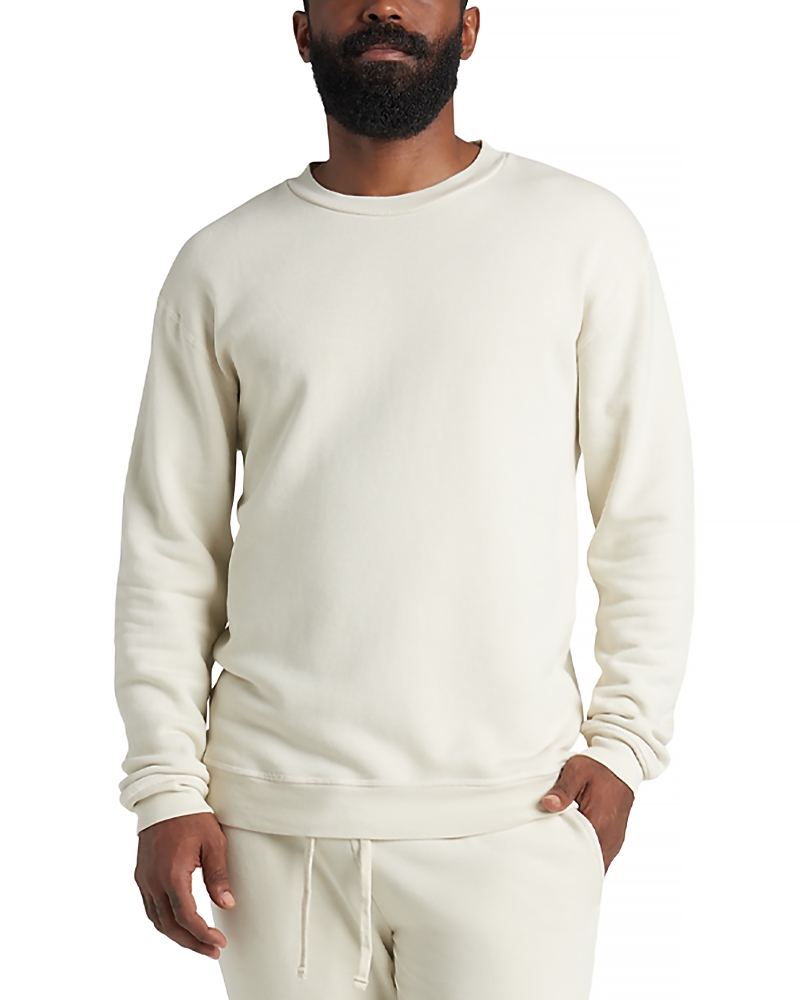 Shop Goodlife Venice Slim Fit Crewneck Sweatshirt In Seed