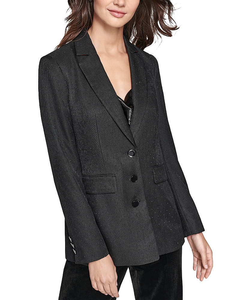 Karl Lagerfeld Paris Fan Jacquard Jacket