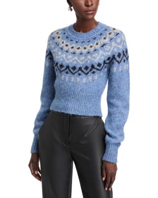 TOCCIN - Lottie Fair Isle Crewneck Sweater