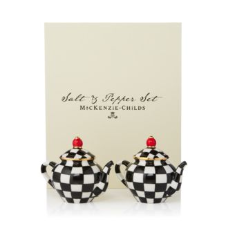 MacKenzie-Childs Teapot Salt & Pepper Set | Bloomingdale's