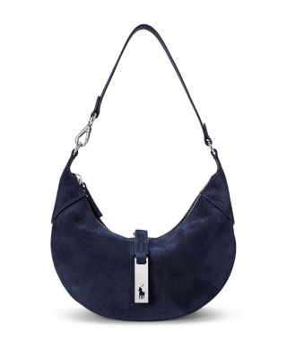 Polo Ralph Lauren Polo Id Suede Mini Shoulder Bag