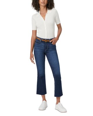 Colette Cropped Flare Leg Jeans in Sagrada