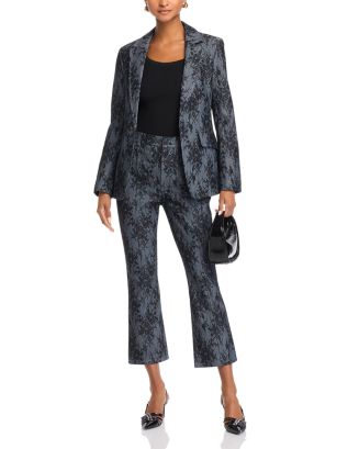 【Saudade Club】Lace Pants Cinq à Sept Bonded Lace Blazer & Bonded Lace Pants