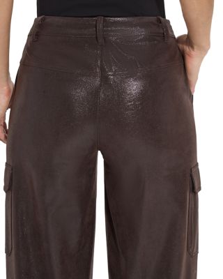 Callie Foil Cargo Pants