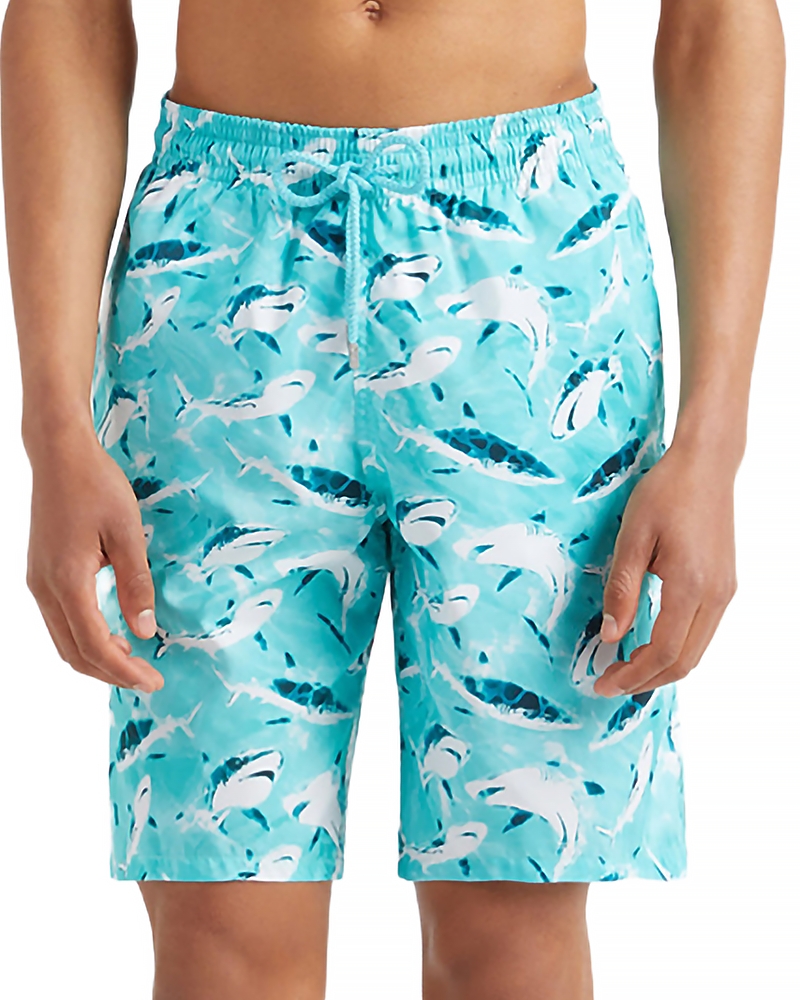Vilebrequin Okohina 7.5 Swim Shorts In Spry Lagoo