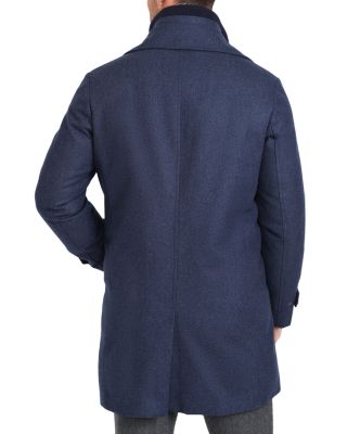 Down Filled Euro Coat With Removable Hood