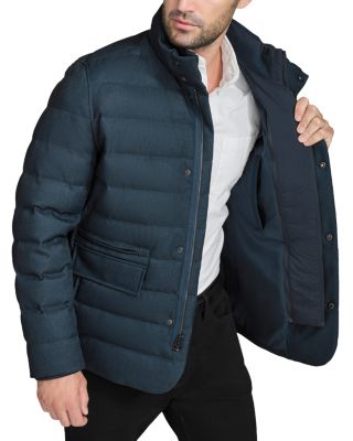 Puffer Coat with Removable Bib