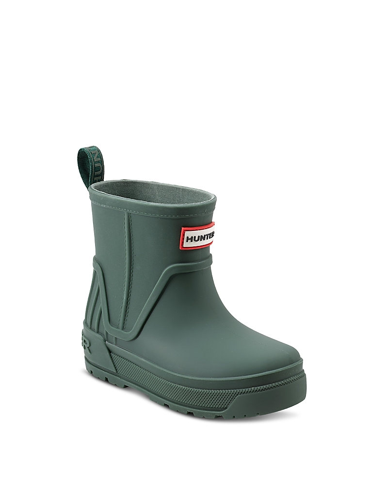 Hunter Big Kids Grace Waterproof Rain Boots 3 Medium Green