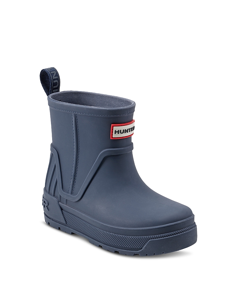 Hunter Big Kids Grace Waterproof Rain Boots 5 Dark Blue