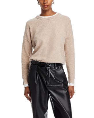 Six/Fifty - Ariella Scalloped Striped Sweater