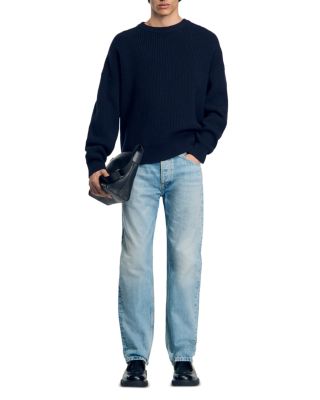 Stonewashed Jeans in Light Blue