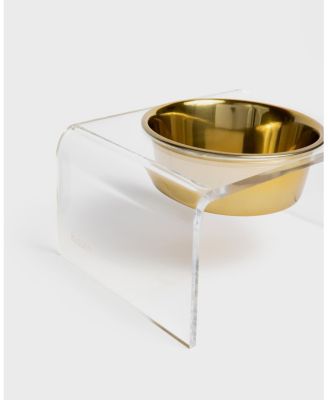 Clear Single Pet Bowl Feeder