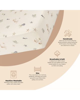 Cove Fitted Crib Sheet