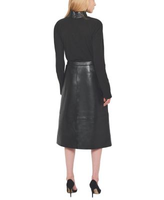 Tallulah Recycled Leather Skirt