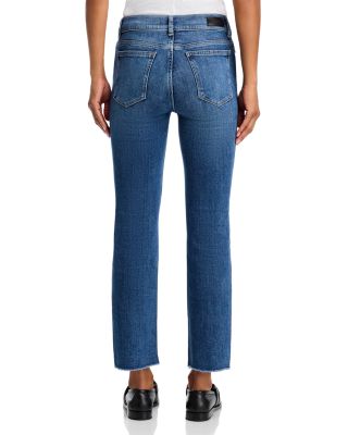 Mara Straight Mid Rise Instasculpt™ Ankle Jeans in Chancery