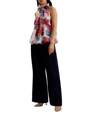 TED BAKER* Roneea フローラル Tシャツドレス Printed Front Knitted T-Shirt Dress - RONEEA | Ted Baker