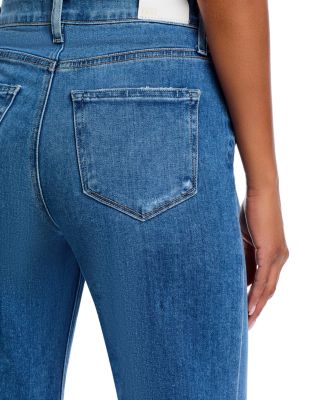 Anessa High Rise Wide Leg Ankle Jeans in Rock Show Distressed