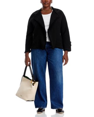 Fringe Mix Knit Jacket