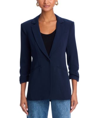 Khloe Ruched-Cuff Blazer