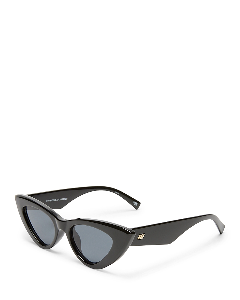 Le Specs Hypnosis 50mm Cat Eye Sunglasses In Black