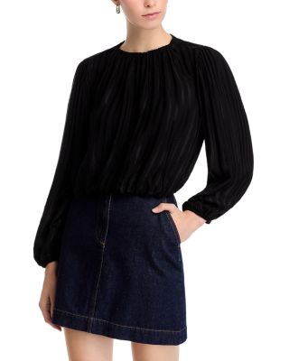 Bella Dahl - Pleated Blouson Sleeve Top