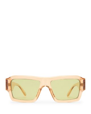 Polygraph Rectangular Sunglasses, 55mm