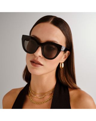 Air Heart Cat Eye Sunglasses, 51mm