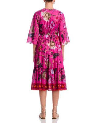 Reese Floral Tiered Cover Up Dress