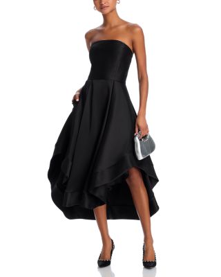 Mikado Strapless Midi Gown - Exclusive